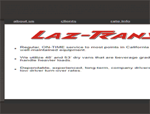 Tablet Screenshot of laztrans.com